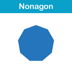 2d geometric shape of octagon