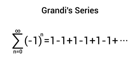 Summation of grandi's series in mathematics