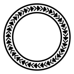 arrow art circle frame
