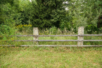 wooden fence