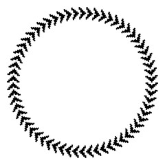 arrow art circle frame

