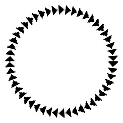 arrow art circle frame
