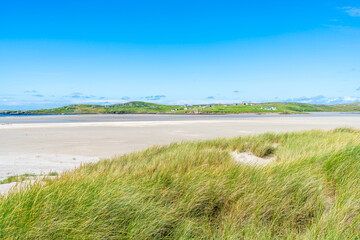 Ardriol beach in Uig Bay on Isle of Lewis, Scotland, UK