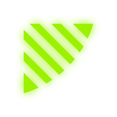 neon line art corner edge
