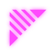 neon line art corner edge
