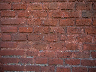 imagen textura pared de ladrillo con la junta de cemento 