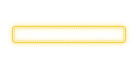 neon rectangle frame
