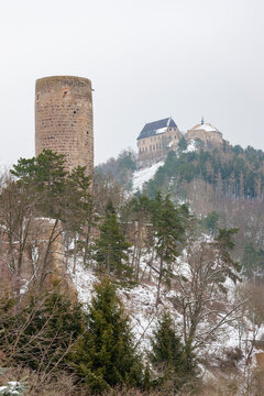 Tocnik and Zebrak two medieval castles in Czech Republic