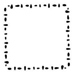 art doodle square frame

