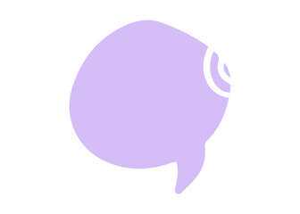 colorful speech balloon
