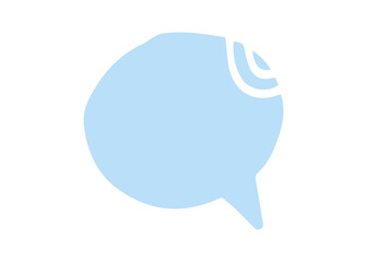 colorful speech balloon
