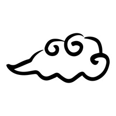 doodle chinese cloud
