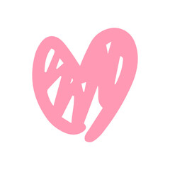 colorful doodle heart
