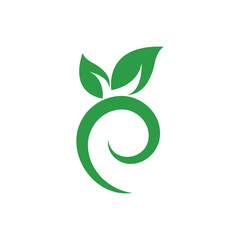 Green leaf logo