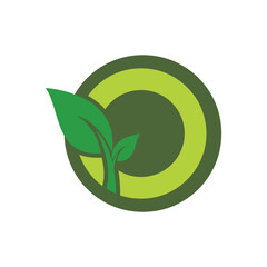 Green leaf logo