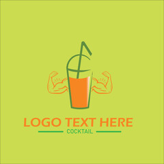 Glass of healthy drink 