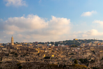 Fototapeta na wymiar UNESCO site - ancient town of Matera (Sassi di Matera) Basilicata, Southern Italy