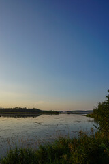view of the forest lake