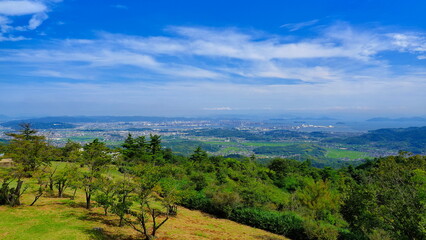 Fototapeta na wymiar 岡山遙照山展望台からの眺め1