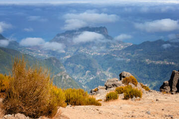 Fototapeta Górsi pejzaż na Maderze obraz