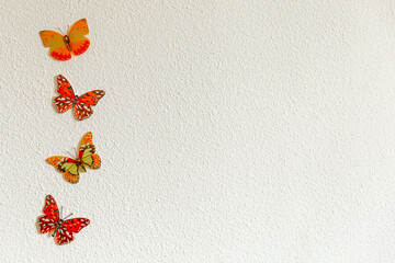 Close-up of bright details in a box in artificial light. © Евгения Смульская