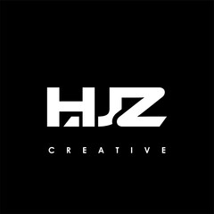 HJZ Letter Initial Logo Design Template Vector Illustration