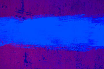 Dirty toned iron battered background with a strip
