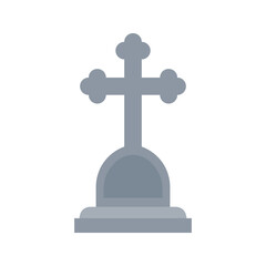 Tombstone isolated on white background