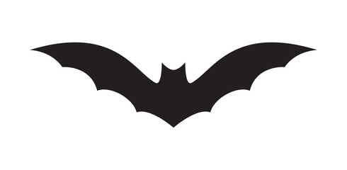 Bat isolated on white background