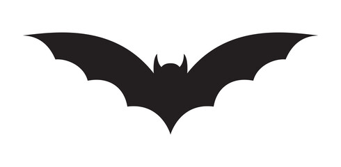 Bat isolated on white background