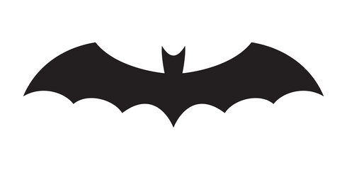 Bat isolated on white background