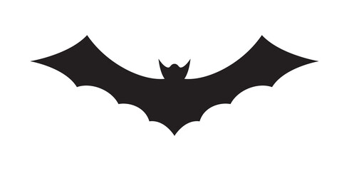 Bat isolated on white background