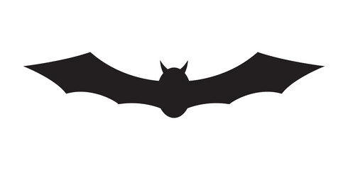 Bat isolated on white background