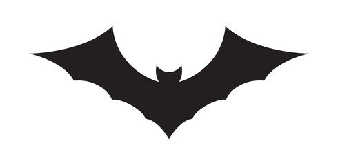 Bat isolated on white background