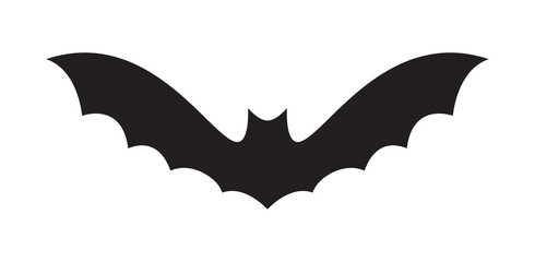 Bat isolated on white background