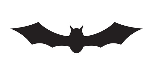 Bat isolated on white background
