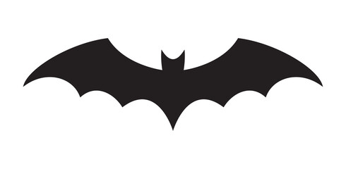 Bat isolated on white background
