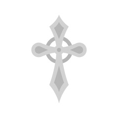 Christian Cross isolated on white background