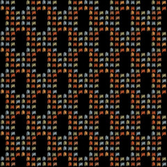 Fototapeta premium Modern seamless ornamental pattern for wallpaper, scrapbook, paper, fabric, textile, prints. Vector background for surface design.