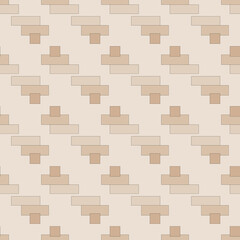 Modern seamless ornamental pattern for wallpaper, scrapbook, paper, fabric, textile, prints. Vector background for surface design.