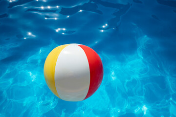 Floating Beach Ball