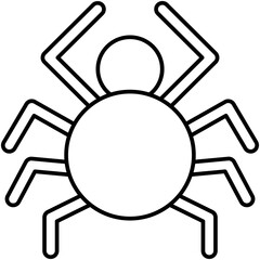 Bug Isolated Vector icon which can easily modify or edit

