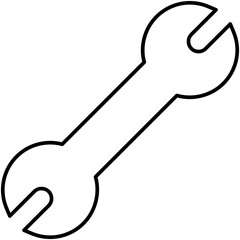 Wrench Isolated Vector icon which can easily modify or edit

