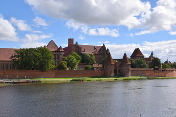 Naklejka na ściany i meble Schloss Marienburg in Malbork, Polen