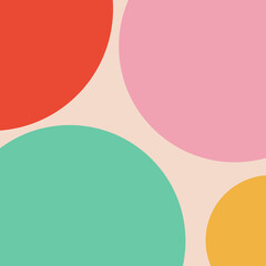 Abstract circle round graphic art