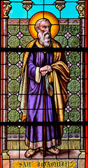 Fototapeta premium Saint Joaquim stain glass 