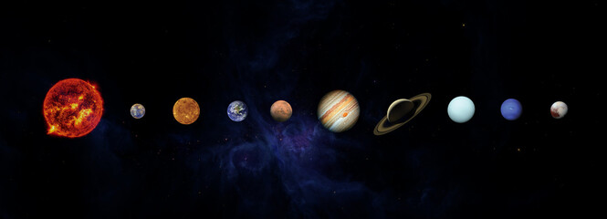 Solar system. Elements of this image furnished by NASA © wasan