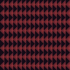 The modern triangle in dark seamless pattern