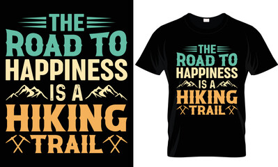 Mountain-Hiking t-shirt design	t-shirt design