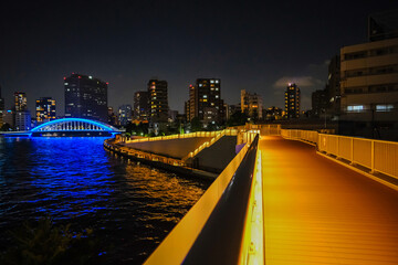 永代橋　夜景
